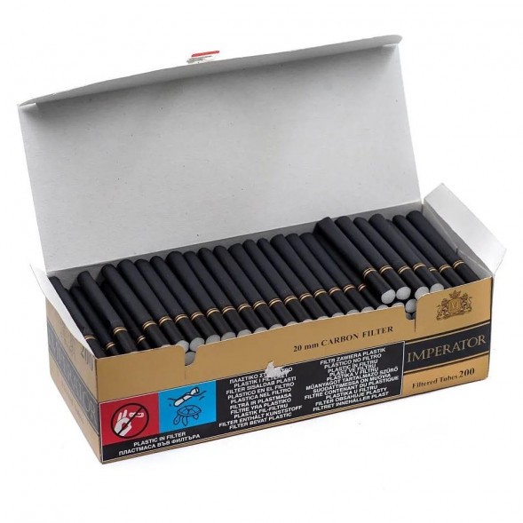 Гильзы сигаретные Imperator - Black Carbon (84х20 мм, 200 шт.) купить в Самаре