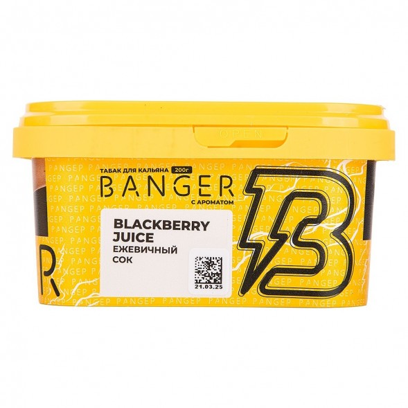 Табак Banger - Blackberry Juice (Ежевичный Сок, 200 грамм) купить в Самаре