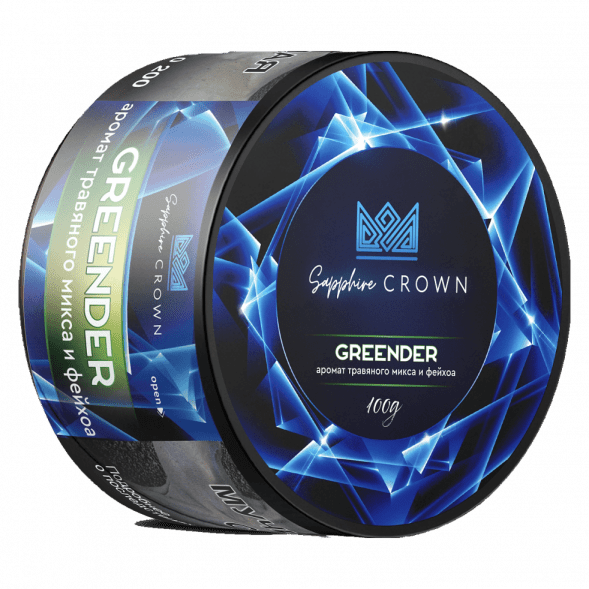 Табак Sapphire Crown - Greender (Травяной Микс и Фейхоа, 25 грамм) купить в Самаре