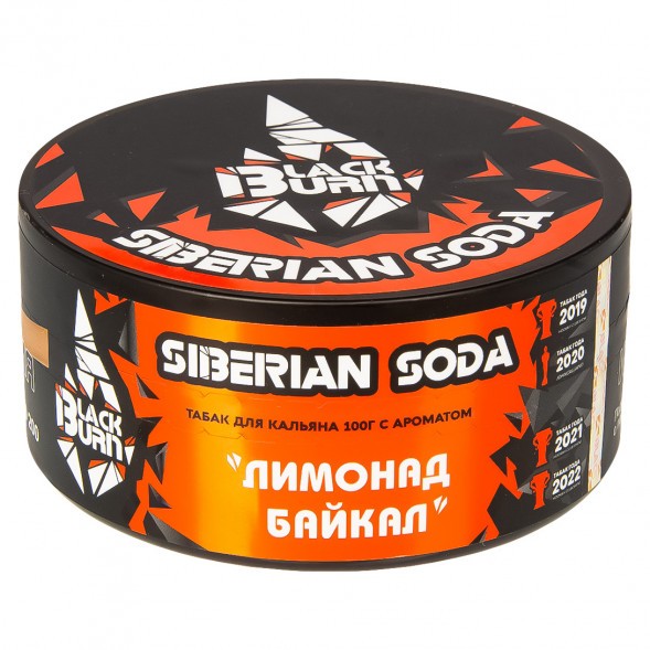Табак BlackBurn - Siberian Soda (Лимонад Байкал, 100 грамм) купить в Самаре