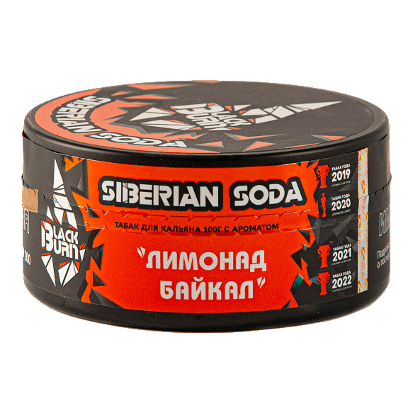 Табак BlackBurn - Siberian Soda (Лимонад Байкал, 100 грамм) купить в Самаре