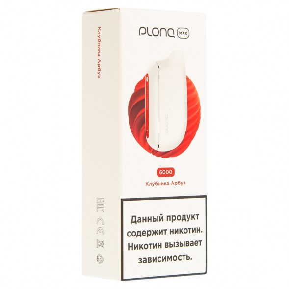 PLONQ MAX - Клубника Арбуз (6000 затяжек) купить в Самаре