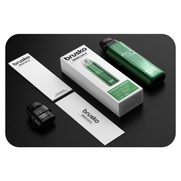 Электронная сигарета Brusko - Minican 6 (Металлик - Urban Grey) купить в Самаре