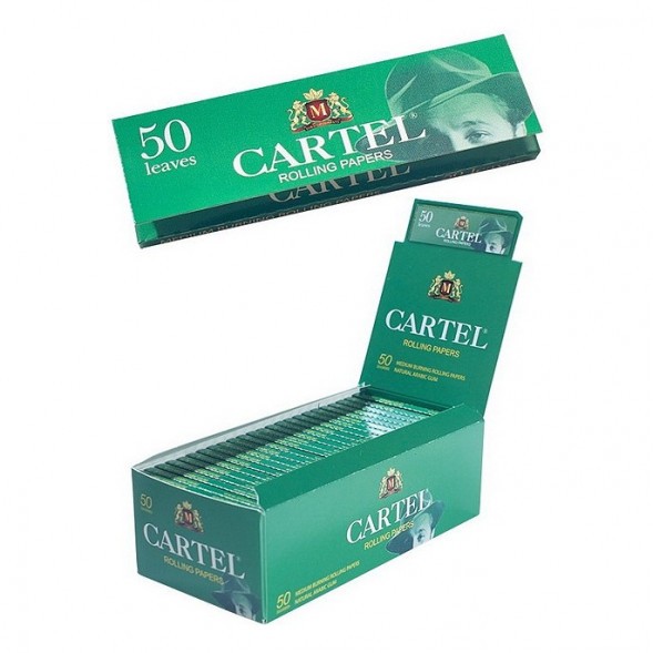 Бумага для самокруток Cartel - Green (50 штук) купить в Самаре