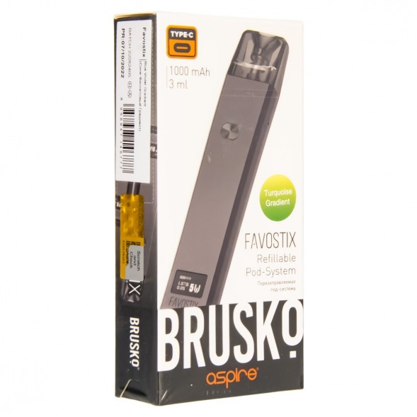 Электронная сигарета Brusko - Favostix (Бирюзовый Градиент) купить в Самаре