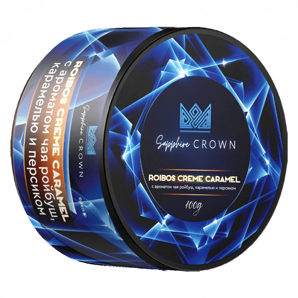 Табак Sapphire Crown - Roibos Creme Caramel (Чай Ройбуш с Карамелью и Персиком, 25 грамм) купить в Самаре