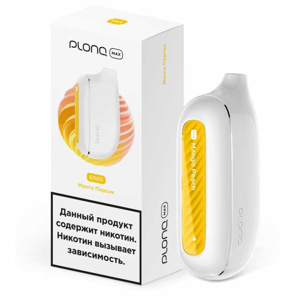 PLONQ MAX - Манго Персик (6000 затяжек) купить в Самаре