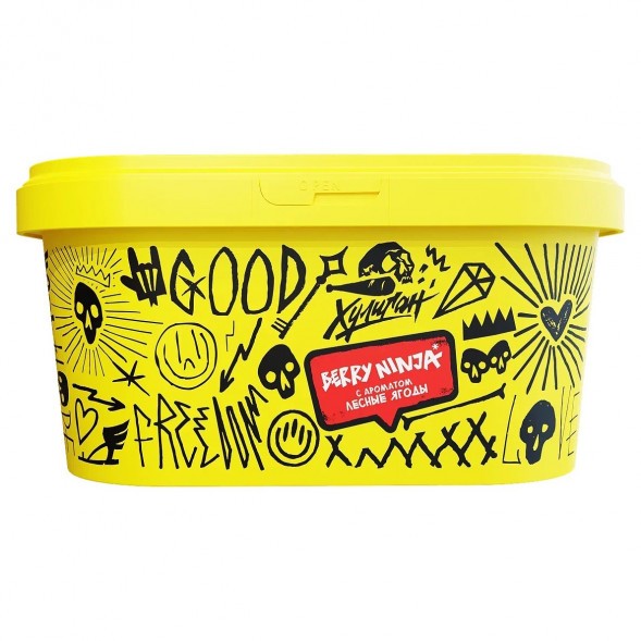 Табак Хулиган - Berry Ninja (Лесные Ягоды, 200 грамм) купить в Самаре