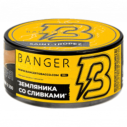Табак Banger - Saint-Tropez (Земляника со Сливками, 100 грамм)