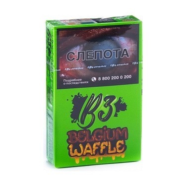 Табак B3 - Belgium Waffle (Бельгийские Вафли, 50 грамм) купить в Самаре