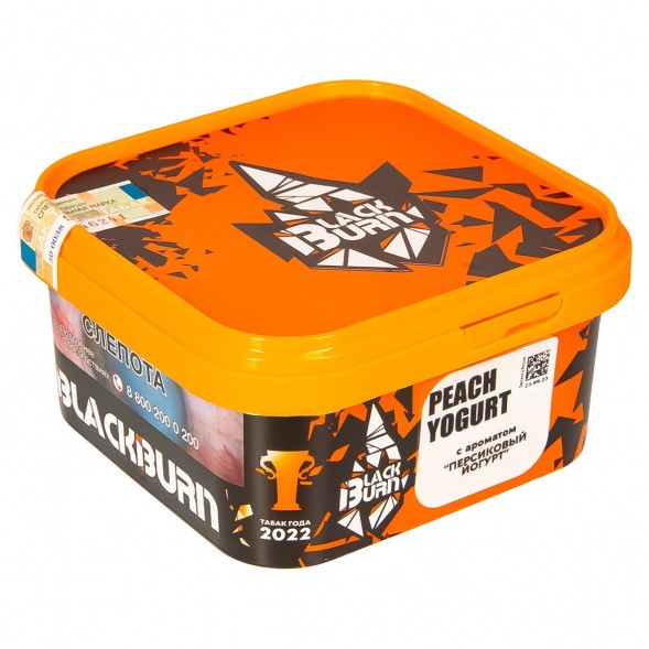 Табак BlackBurn - Peach Yogurt (Персиковый Йогурт, 200 грамм) купить в Самаре