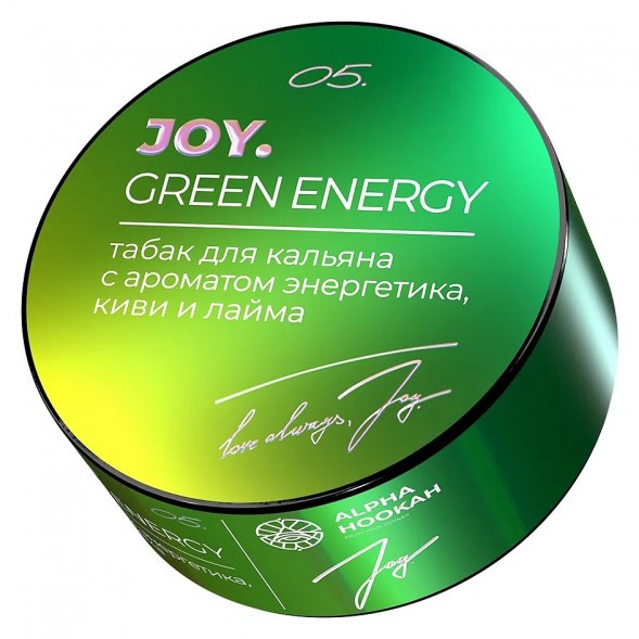 Табак Joy - Green Energy (Энергетик, Киви и Лайм, 25 грамм) купить в Самаре