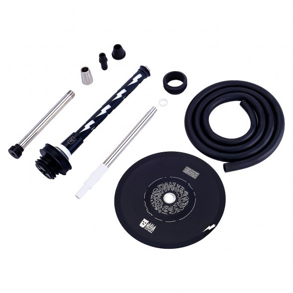 Кальян MISHA Rebel - Revolt Hero Flash (Чёрный Белый, Без Колбы) купить в Самаре