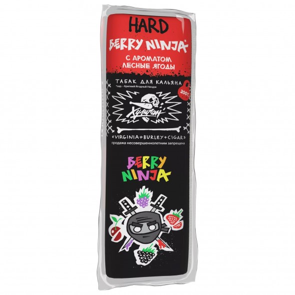 Табак Хулиган Hard - Berry Ninja (Лесные Ягоды, 200 грамм) купить в Самаре