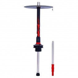 Кальян MISHA Rebel - Revolt Hero Flame (Чёрный Красный, Без Колбы)