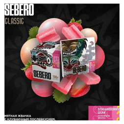 Табак Sebero - Strawberry Gum (Клубничная Жвачка, 100 грамм)