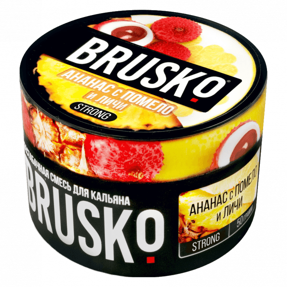 Смесь Brusko Strong - Ананас с Помело и Личи (50 грамм) купить в Самаре