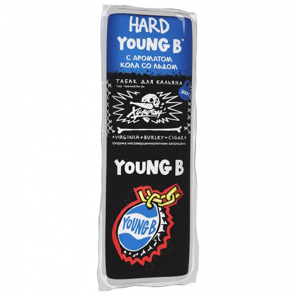 Табак Хулиган Hard - Young B (Кола со Льдом, 200 грамм) купить в Самаре