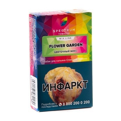 Табак Spectrum Mix Line - Flower Garden (Цветочный Микс, 40 грамм) купить в Самаре