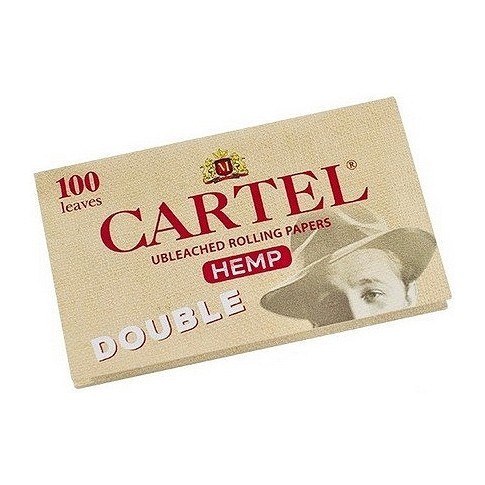 Бумага для самокруток Cartel - Double Organic Hemp Unbleached (100 штук) купить в Самаре