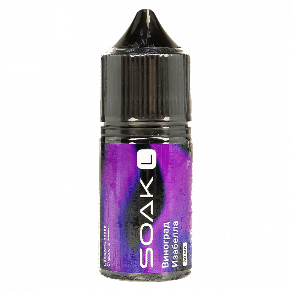 Жидкость SOAK L30 - Isabella Grapes (Виноград Изабелла, 30 мл, 2 мг) купить в Самаре