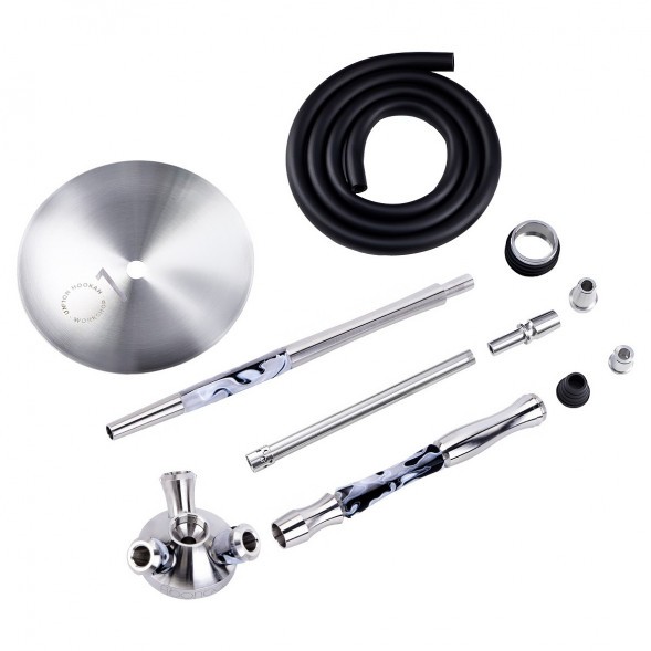 Кальян UNION - Fibonacci Акрил Чёрный II (Без Колбы) купить в Самаре