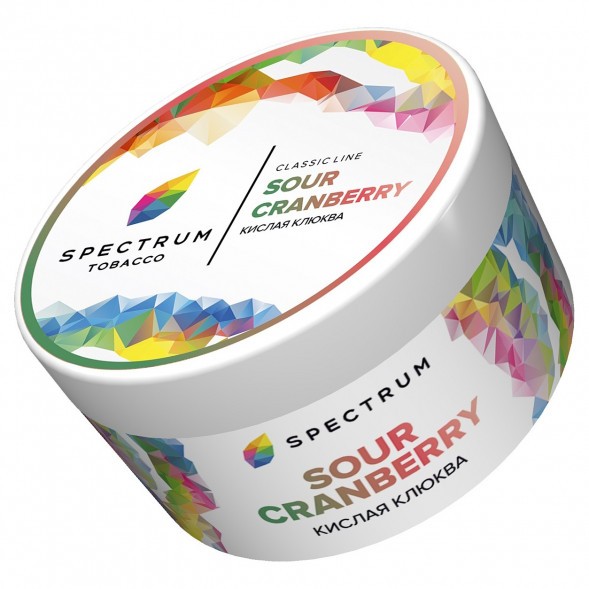 Табак Spectrum - Sour Cranberry (Кислая Клюква, 200 грамм) купить в Самаре