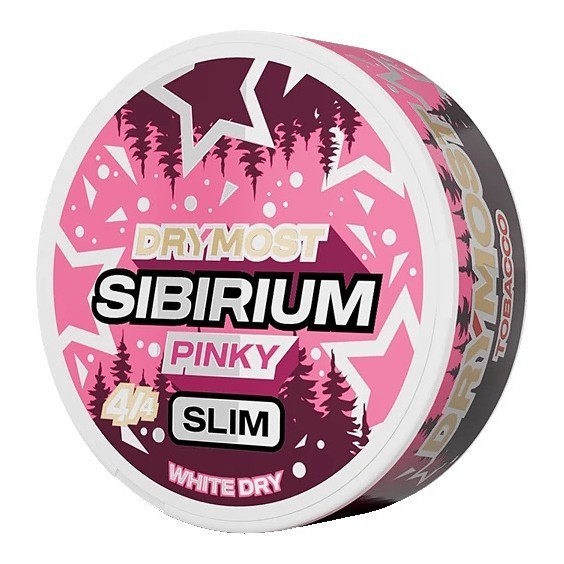 Табак жевательный DryMost - Sibirium Pinky Slim (Сибирский Малиновый Лимонад, 12 грамм) купить в Самаре