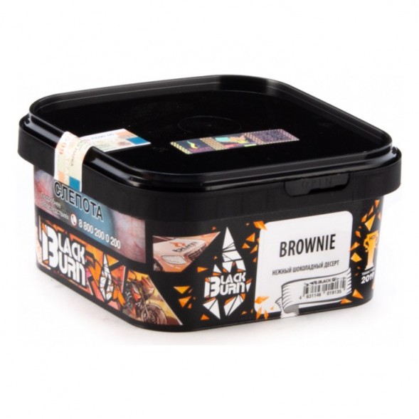 Табак BlackBurn - Brownie (Шоколадный Десерт, 200 грамм) купить в Самаре