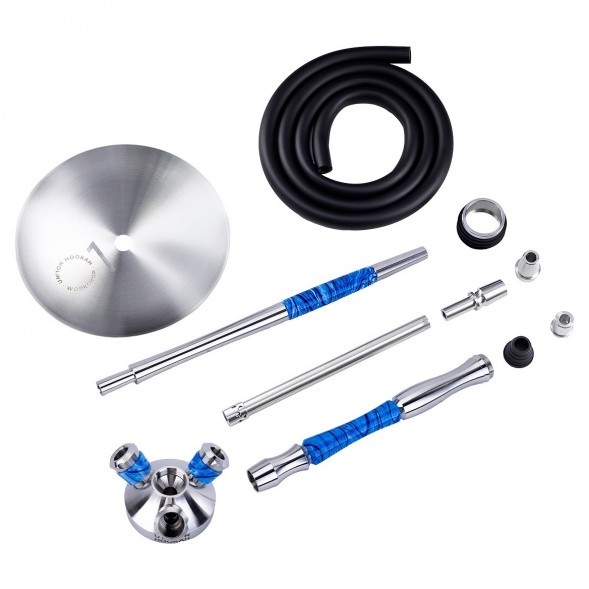 Кальян UNION - Fibonacci Акрил Голубой II (Без Колбы) купить в Самаре