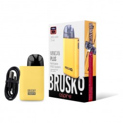 Электронная сигарета Brusko - Minican Plus (850 mAh, Жёлтый)