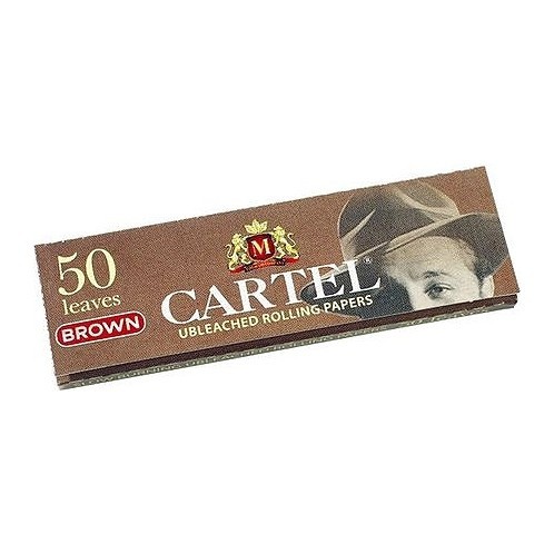 Бумага для самокруток Cartel - Brown Unbleached (50 штук) купить в Самаре