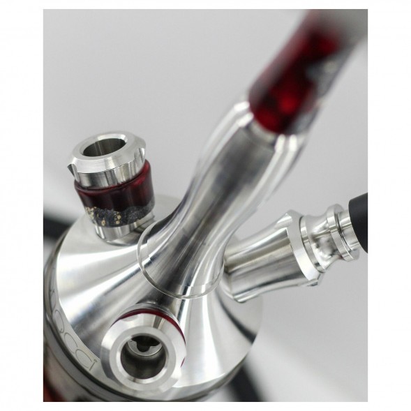 Кальян UNION - Fibonacci Гибрид (Чёрно-Красный, Без Колбы) купить в Самаре