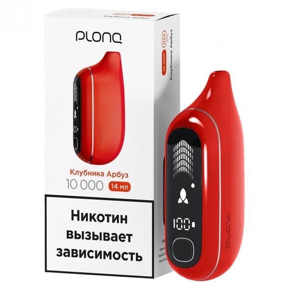 PLONQ MAX PRO - Клубника Арбуз (10000 затяжек) купить в Самаре