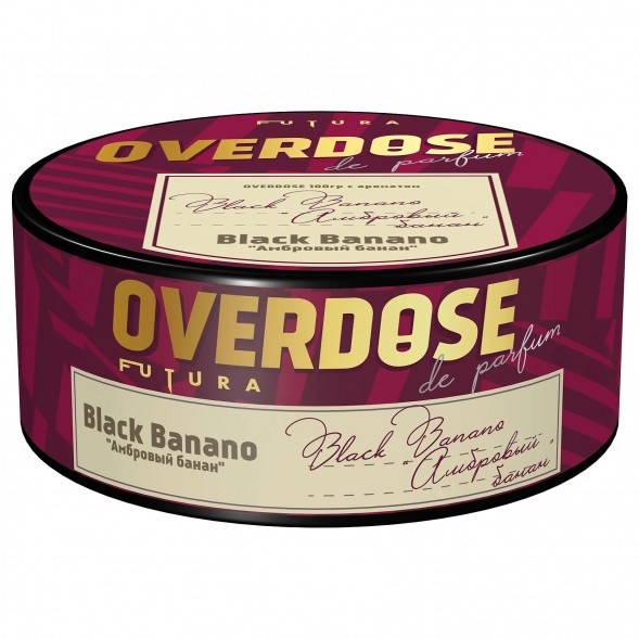 Табак Overdose - Black Banano (Амбровый Банан, 100 грамм) купить в Самаре