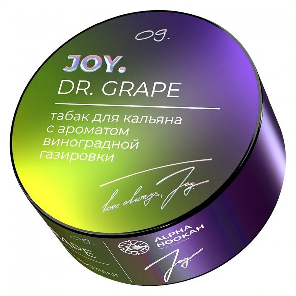Табак Joy - Dr. Grape (Виноградная Газировка, 25 грамм) купить в Самаре