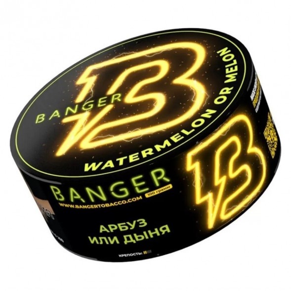 Табак Banger - Watermelon or Melon (Арбуз или Дыня, 25 грамм) купить в Самаре