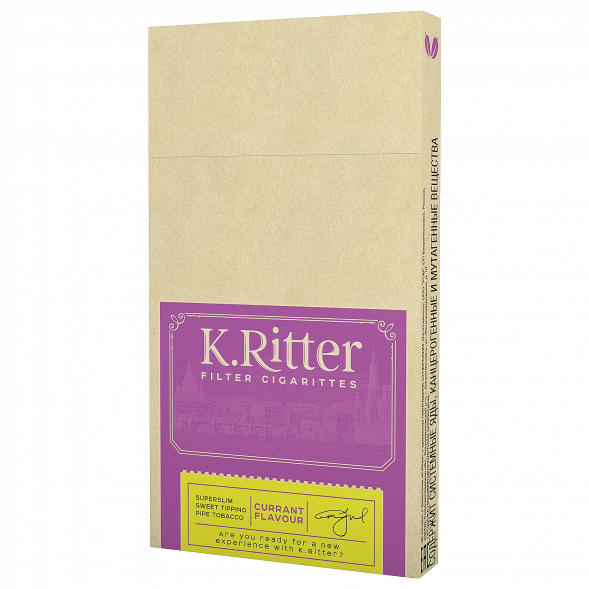 Сигариты K.Ritter - Currant SuperSlim (Смородина​​, 20 штук) купить в Самаре