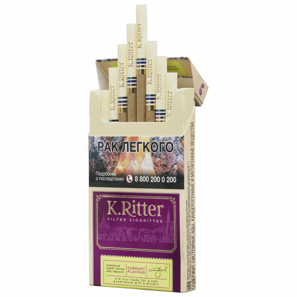Сигариты K.Ritter - Currant SuperSlim (Смородина​​, 20 штук) купить в Самаре