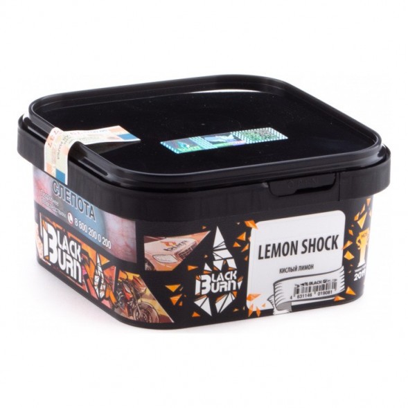 Табак BlackBurn - Lemon Shock (Кислый Лимон, 200 грамм) купить в Самаре
