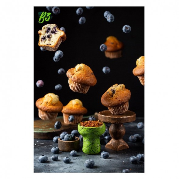 Табак B3 - Blueberry Muffin (Черничный Маффин, 250 грамм) купить в Самаре