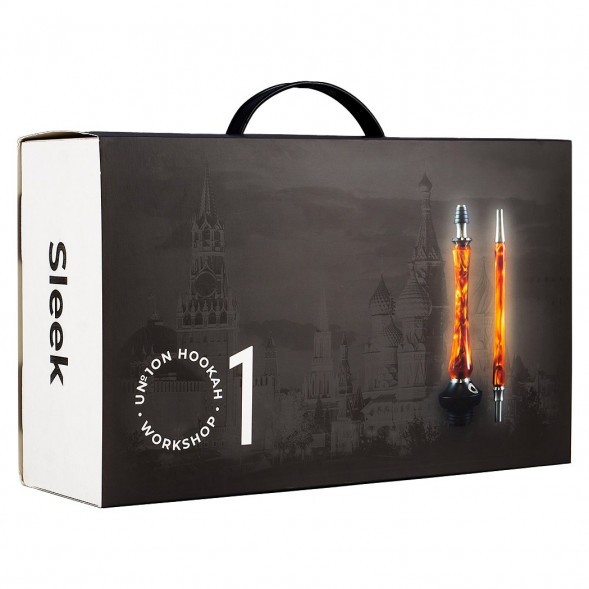 Кальян UNION - Sleek PVD Black (Чёрный, Без Колбы) купить в Самаре