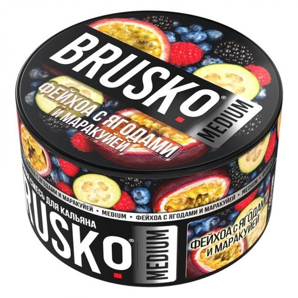 Смесь Brusko Medium - Фейхоа с Ягодами и Маракуйей (50 грамм) купить в Самаре