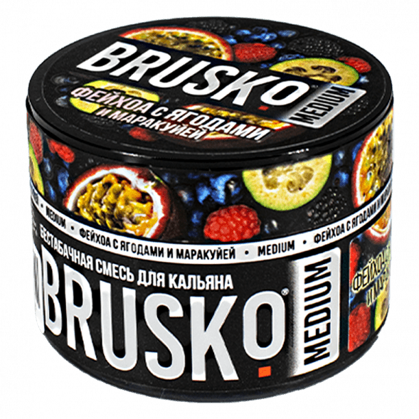 Смесь Brusko Medium - Фейхоа с Ягодами и Маракуйей (50 грамм) купить в Самаре