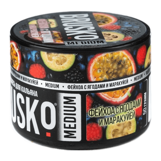 Смесь Brusko Medium - Фейхоа с Ягодами и Маракуйей (50 грамм) купить в Самаре