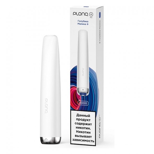 PLONQ PLUS PRO - Голубика Малина (Blueberry Raspberry, 4000 затяжек) купить в Самаре
