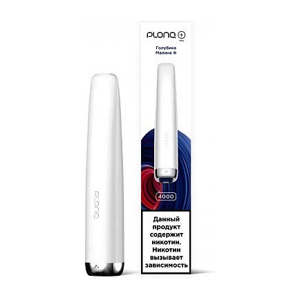 PLONQ PLUS PRO - Голубика Малина (Blueberry Raspberry, 4000 затяжек) купить в Самаре