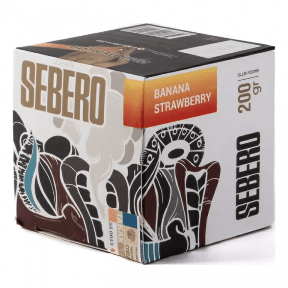 Табак Sebero - Banana Strawberry (Банан и Клубника, 200 грамм) купить в Самаре