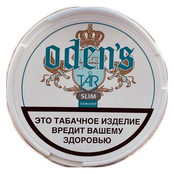 Табак жевательный ODENS - TAR Double Mint Slim (10 грамм, Россия) купить в Самаре