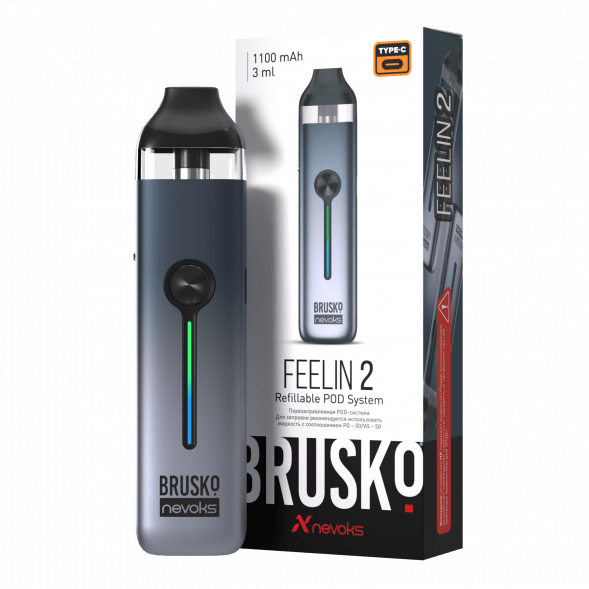 Электронная сигарета Brusko - Feelin 2 (Туманный Серый) купить в Самаре